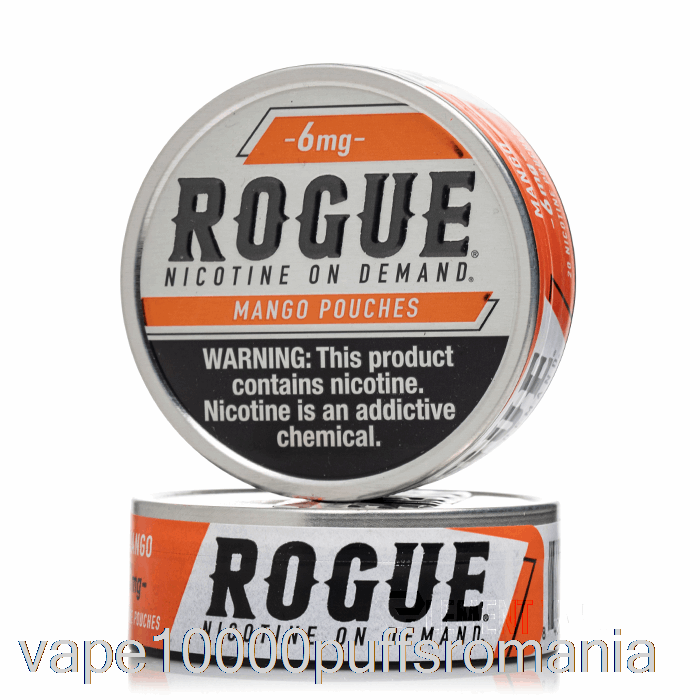 Vape Romania Rogue Pungi Cu Nicotină - Mango 6mg (pachet De 5)